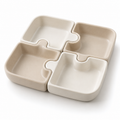 Interlocking serving tray