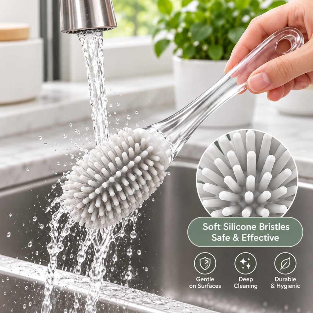 Cleaning brush set