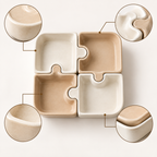 Interlocking serving tray